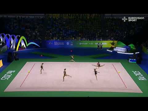 ISRAEL group 3 BALLS/2 HOOPS 27,25 - Apparatus Final - WCh Rio 2025