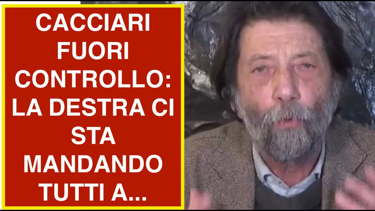 CACCIARI FUORI CONTROLLO: LA DESTRA CI STA MANDANDO TUTTI A...