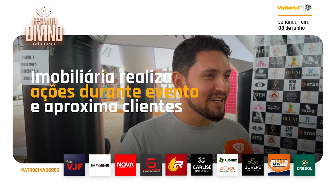 Imobiliária realiza ações durante evento e aproxima clientes