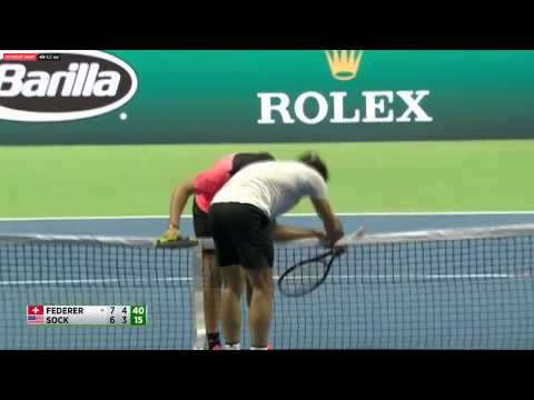 Roger Federer Vs Jack Sock - Match For Africa 5 Highlights