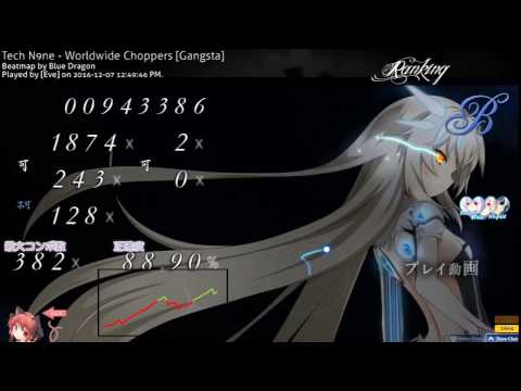 [Taiko] Tech N9ne - Worldwide Choppers [Gangsa] DT EZ 88.9%