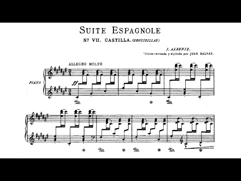Albeniz: Seguidillas - Suite Espagnol Op. 47 No. 7 - Alicia de Larrocha, 1962 - Turnabout TV 34775