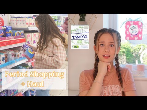 Period Shopping Haul | Tampons & Pads