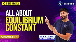 Equilibrium Constant - Definition, Applications, Formula Explained By Sanjay Arya | Embibe