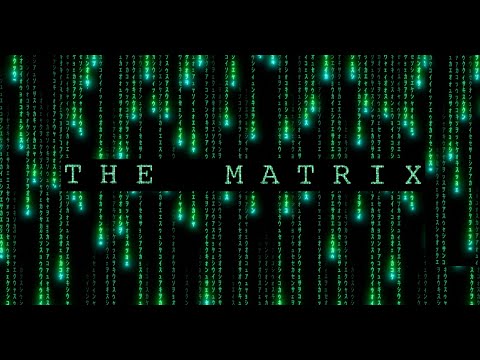 The Matrix Code Rain ( Green )