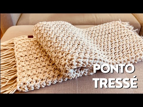 Ponto de Crochê | PONTO TRESSÉ - Você vai amar! LINDO E FÁCIL DE FAZER