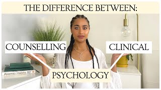 The main DIFFERENCES between CLINICAL and COUNSELLING PSYCHOLOGY