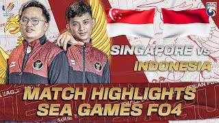 SINGAPORE VS INDONESIA  MATCH HIGHLIGHTS FIFA ONLI
