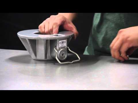 Part of a video titled Unlocking Your King Pin Lock - YouTube