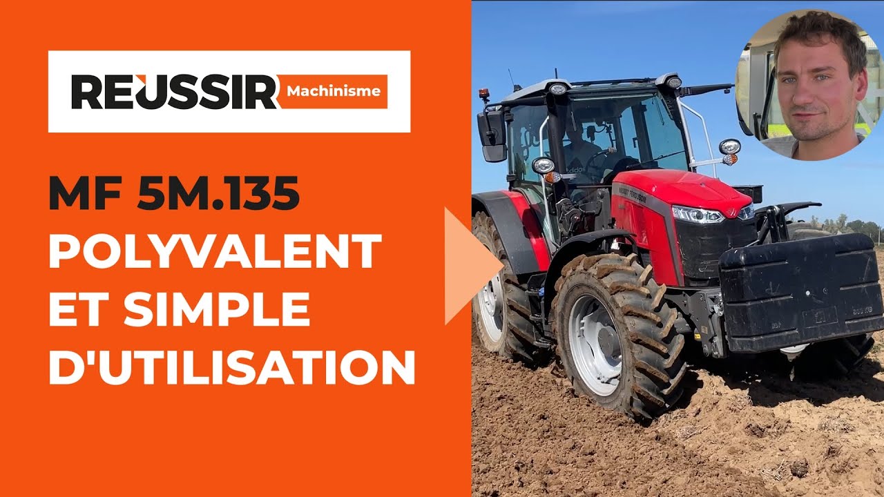 Massey Ferguson MF 5M.135 : un tracteur polyvalent et simple d'utilisation