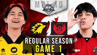 ONIC vs BTR 🔥 GAME 1 | MPL ID SEASON 18 | REGULAR SEASON