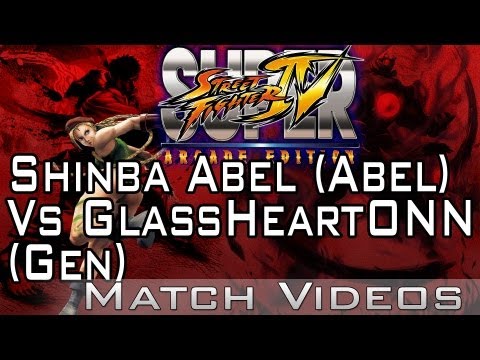 Shinba Abel (Abel) Vs GlassHeartONN (Gen) SSF4 AE 2012 Match Video 1080p HD Super Street Fighter 4