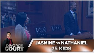 Divorce Court - Jasmine vs Nathaniel - 25 Kids - Season 15, Episode 5