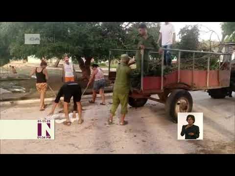 Trabajos de recuperación en la provincia de Guantánamo 