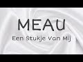 MEAU - Stukje Van Mij , Lyrics