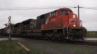 preview picture of video 'CN 408 crossing Shediac Rd.'