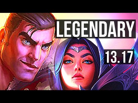 JAYCE vs IRELIA (MID) | Legendary, 13/5/15, 300+ games | EUW Challenger | 13.17