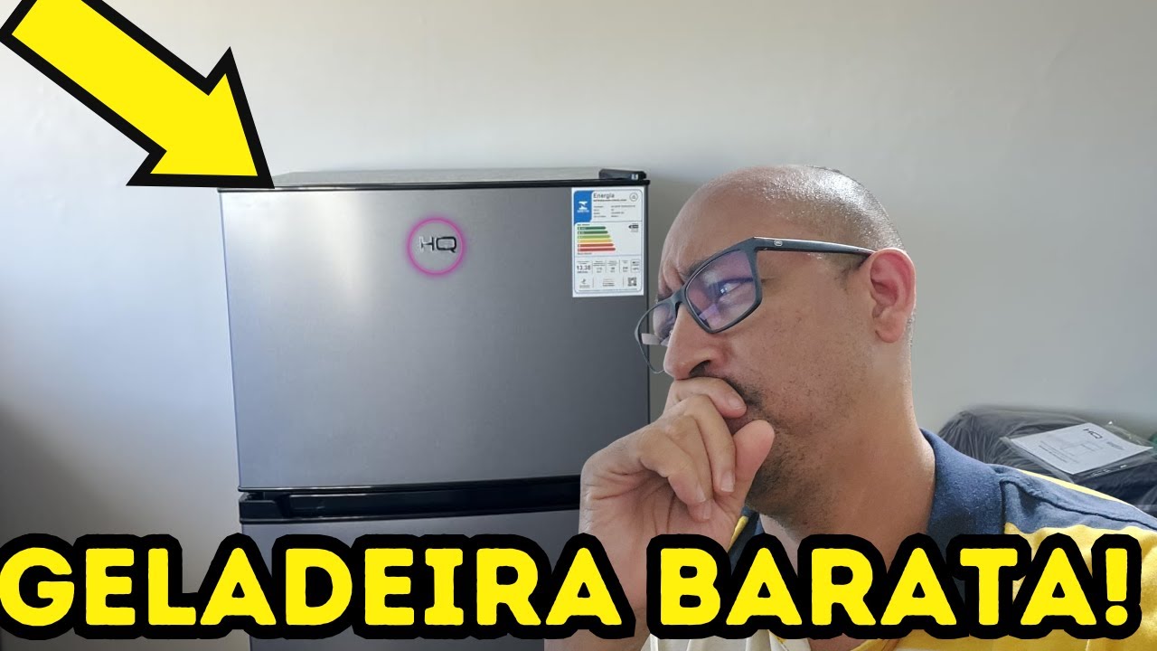 Miniatura da avaliação em vídeo de Refrigerador Duplex HQ230RDFS 230 Litros Cinza