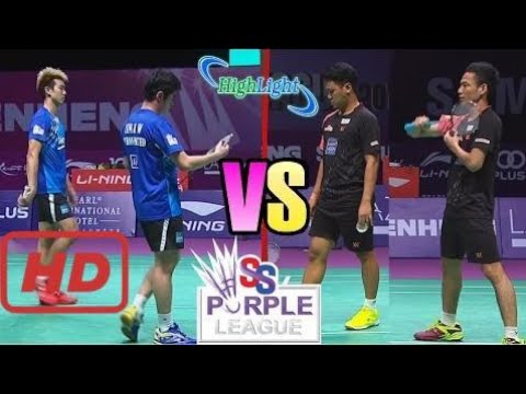 Love badminton |  Badminton 2017 Purple League - LIM Khim Wah TAN Chee Tean vs Lukhi NUGROHO SYAWAL