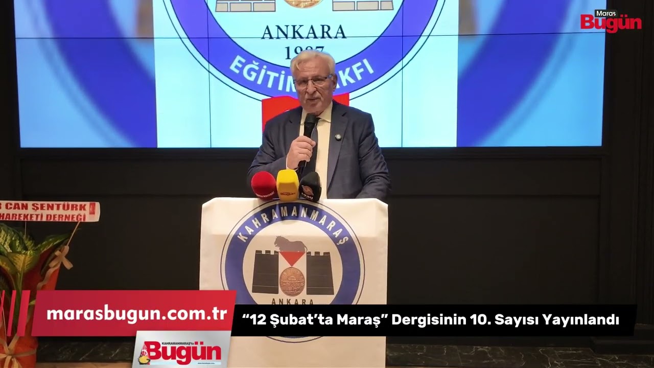 Maraş’ın Hafızası Bir Kez Daha Yazıldı: 12 Şubat’ta Maraş Dergisi Çıktı