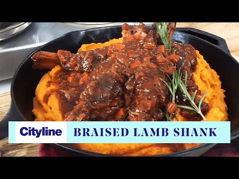 A show-stopping braised lamb shank recipe