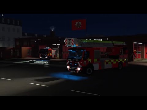 Bolton Central Double Pump And TL Turnout - GMFRS Roblox