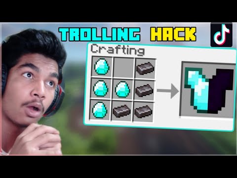 FoxIn Gaming - MOST OVERPOWERED TROLLING MINECRAFT TIKTOK HACKS | FoxIn Gaming | MINECRAFT