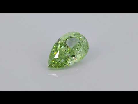 0.65 carat Fancy Intense Yellowish Green Diamond, VS2, GIA 6232918118