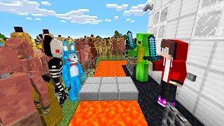 1000 FNAF vs Security House Battle - Minecraft