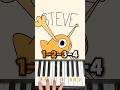 Le Poisson Steve Piano Tutorial Shorts