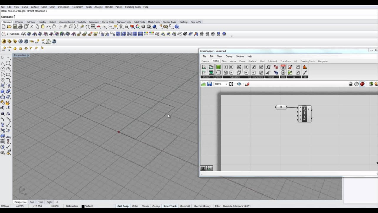 Grasshopper Tutorial - Construct Domain