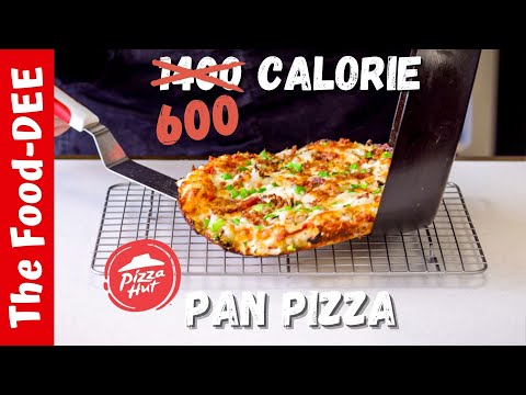How To Make Low Calorie High Protein Pan Pizza (600 Calorie Pizza Hut Pan Pizza)