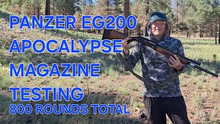 PANZER EG200 APOCALYPSE MAGAZINE EXTENSION TESTING.