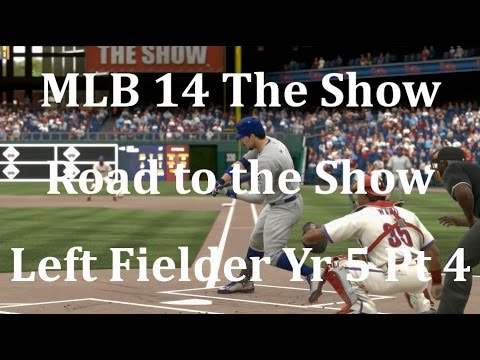 MLB 14 The Show (PS4) Road to the Show Left Fielder Yr 5 - Pt 4