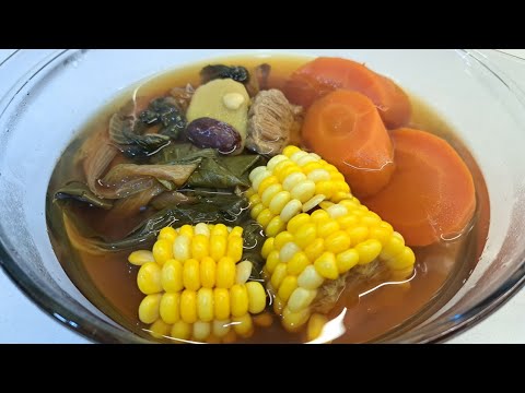 Sup vegetariano con biksu buah