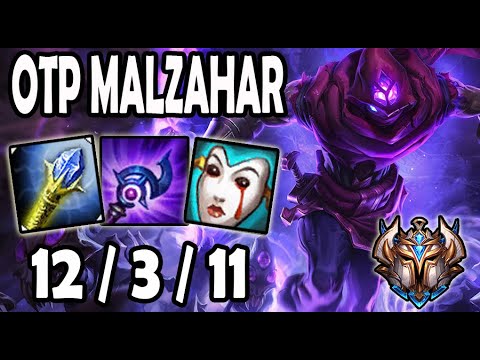 OTP Malzahar vs LeBlanc [ MID ] Lol Challenger Korea