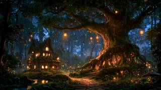 The Ancient Treekeeper's Cottage | Magical Forest Music & Fantasy Ambience for Relaxation, Study