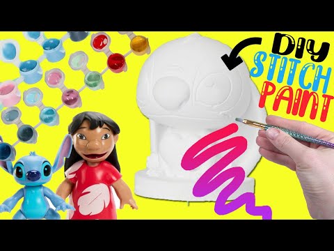 Lilo and Stitch DIY Paint Your Own Figure! Crafts for Kids