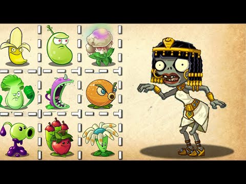 Random All Team Plants VS Cleopatra Zombie LEVEL 100 - PvZ 2 Which Team Plant 's Best?