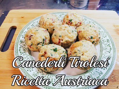 Canederli allo Speck: la ricetta originale del Tirolo Austriaco ... Perfetti e Buonissimi