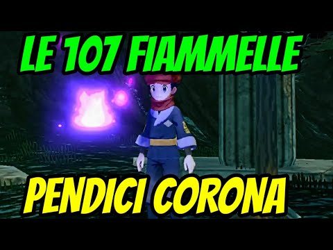 107 FIAMMELLE NEL BUIO DELLA NOTTE - PENDICI CORONA - RICHIESTA 22 POKEMON ARCEUS GUIDA ITA