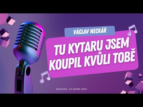 Václav Neckář – Tu kytaru jsem koupil kvůli tobě (karaoke)