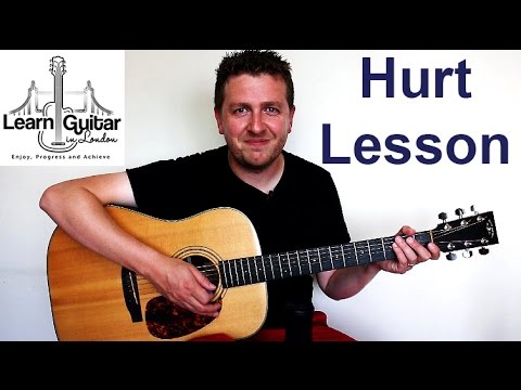 Watch Johnny Cash - Hurt - Acoustic Guitar Lesson - FULL SONG - Drue James on YouTube