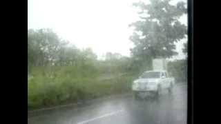 preview picture of video 'tramo Lara Zulia carretera vieja volvo panoramico DD lluvia'