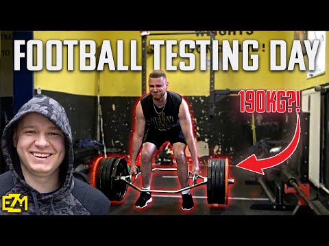 BERLIN ADLER TESTING DAY - Kreuzheben, Kniebeuge, Bankdrücken auf MAXIMALGEWICHT - Football Berlin