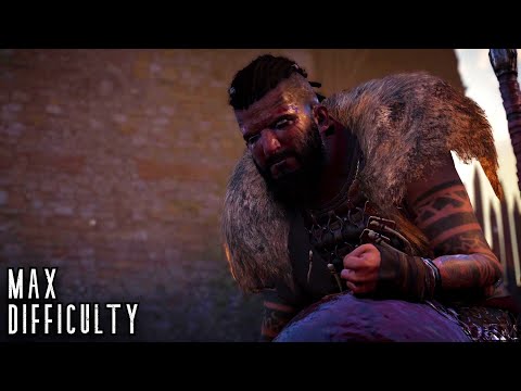 Assassin's Creed Valhalla | Rued Boss Fight + Cutscenes MAX Difficulty | No Commentary