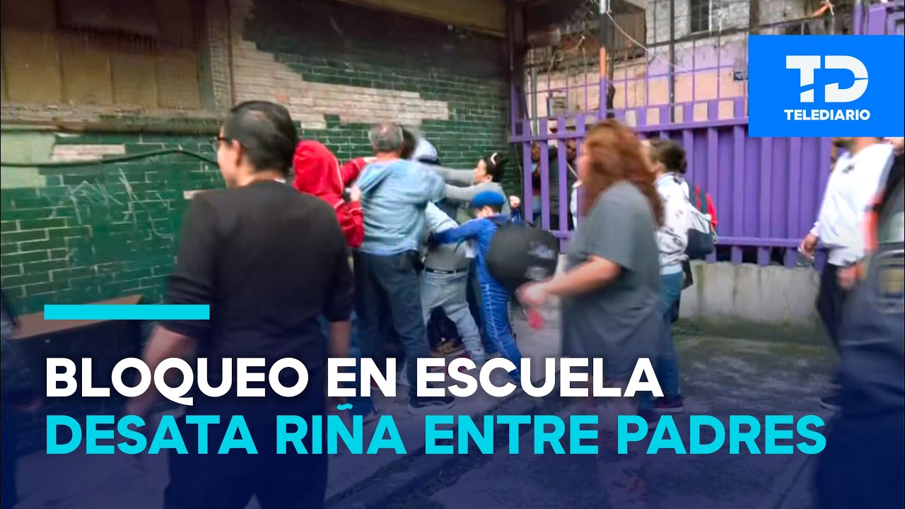 Padres de familia se pelean afuera de una escuela por casos de maltrato infantil en CdMx