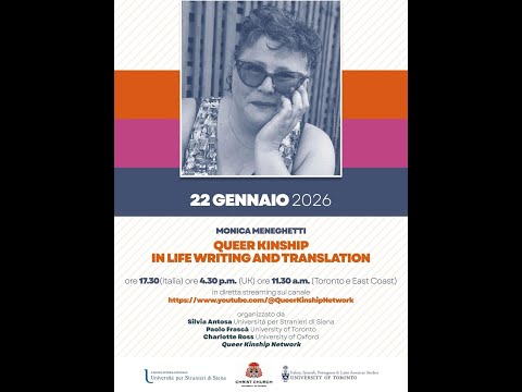 Monica Meneghetti, Queer Kinship in Life Writing and Translation