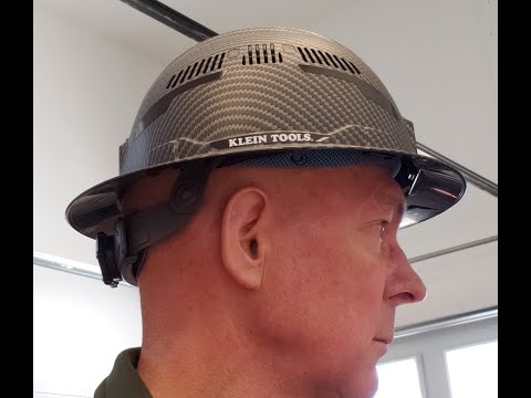 Checking Out the Klein Tools Vented Full Brim Premium KARBN Hard Hat with Headlamp