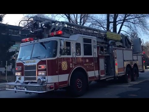 Montclair Fire Department Truck 1 Responding 1-14-18